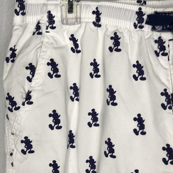 Disney Mickey Mouse Cotton Lounge Pajama Pants White with Navy Print XL - Picture 6 of 11
